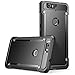 Nexus 6P Case, SUPCASE Google Nexus 6P Case Cover (2015 Release) Unicorn Beetle Series PremiumSlim Hybrid Protective Case / Bumper (Black/Black)
