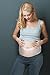 Maternity Belt Plus Baby Bib by HealthySam - Breathable Belly Band for Pregnancy - Lower Back and Pelvic Support - Comfortable Pregnancy Belt for Belly - One Size - Beige