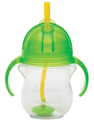 Munchkin Click Lock Weighted Flexi-Straw Cup, Colors May Vary 7 oz