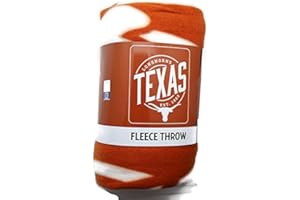 Northwest NCAA Texas Longhorns Unisex-Adult Fleece Throw Blanket, 50" x 60", Campaign