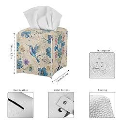 Talayituse Hummingbird Daisy Flower Print Tissue