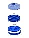 Bucket Kit, Seven White 5 Gallon Buckets with Assorted Color Gamma Seal Lids