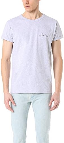 Maison Labiche Men's Notorious Tee, Gris, Large