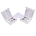 TronicsPros 10pcs 2 Pin L-Shape Connector SMD 5050 5630 Flex LED Strip to Strip Connector Right Angle Corner Connector for 10mm Wide Monochrome 5050 5630 Flexible LED Strip LED Ribbon LED Tape Light