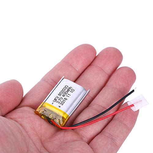 REFURBISHHOUSE Supply Lithium Battery Lithium Polymer Rechargeable Battery 802030 400 mah 3.7 V for MP3 MP4 MP5 GPS PSP MID Bluetooth Headset - Thumbnail 5