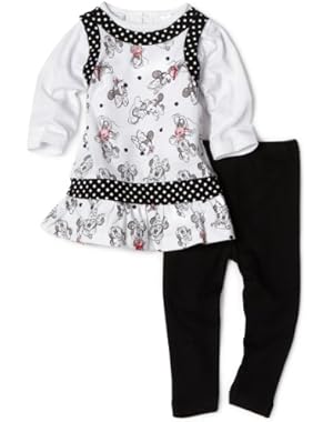 Baby Girls' Minnie Printed Top and Skinny Pants