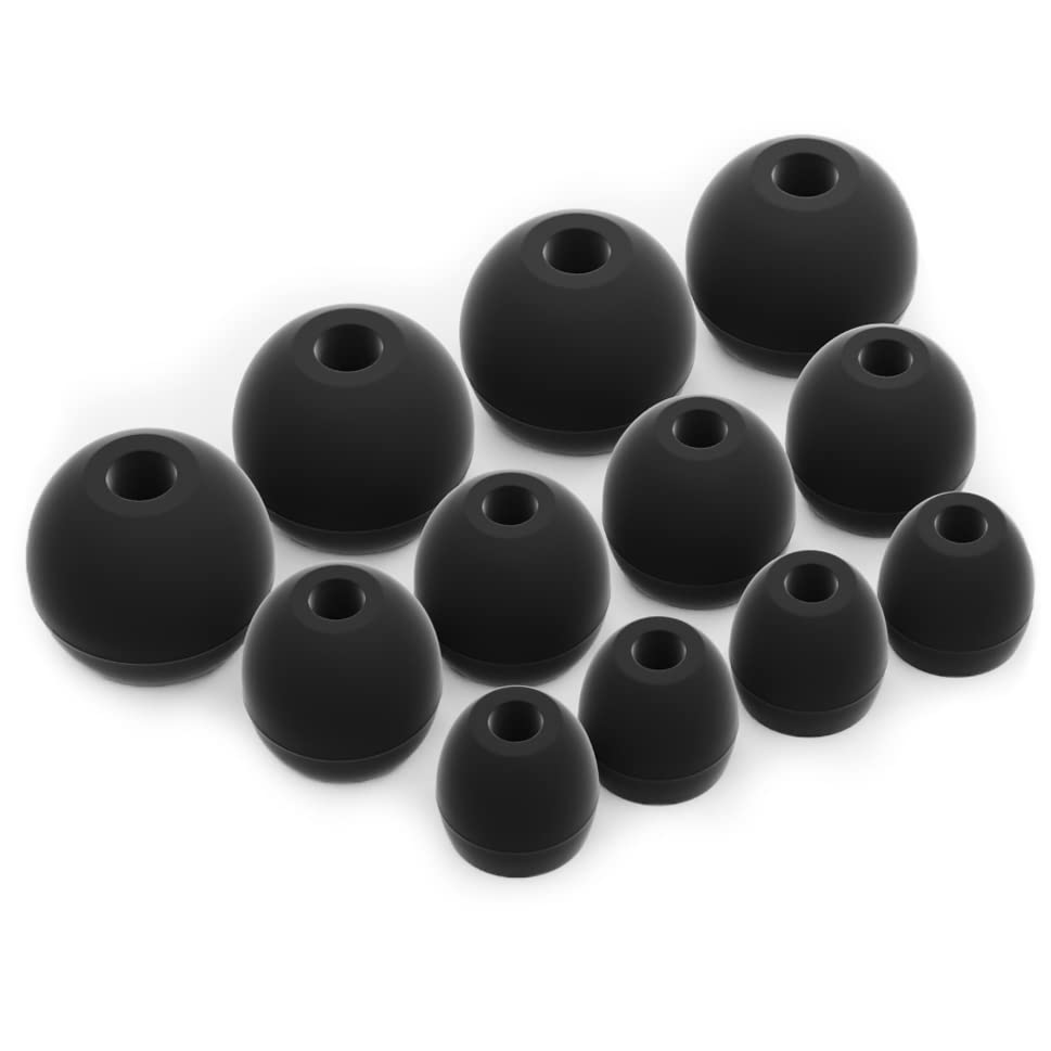 Okuli Set of 12 Silicone EarBuds Ear Tips For Sony WF-1000XM4 Earphones