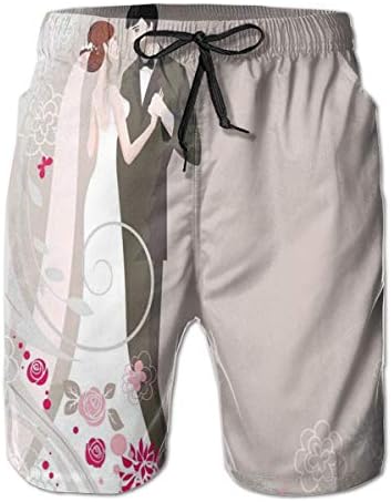 Swimming Shorts Funny PrintedAbstract 
