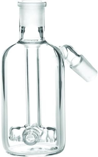 SCIENTIFIC LAB EQUIPMENT 12-741, ASH HOLDER X-CROSS DIFFUSED 45 ANGLED JOINT CLEAR MALE 14MM