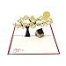Arich 3D Pop UP Holiday Greeting Cards Cherry Tree House Christmas Thanksgiving Gift