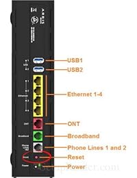 AT & T Arris bgw210   700 802.11b g n ac 400 mW acoplado VDSL2 inalámbrico voz Gateway 4 x puertos Gigabit (Ont necesario)