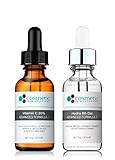 Best Vitamin C 20% Serum + Hydra B5 Gel Advanced Formula +. Prevent / Hydrate - 2 Combo Pack- 1 fl oz / 30 ml each.