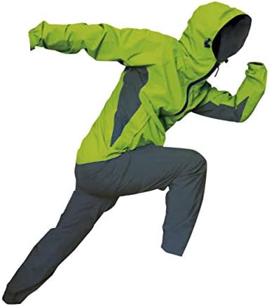 トオケミ(TOHKEMI) 【Field Equipage】 全天候型 アウトドア(透湿レイン) ウェア FE ストレッチ (スリムフィット) Rain Suit (#7900) + キャリーポーチ セット (色選択可能）