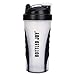 BOTTLED JOY Protein Shaker Bottle, Non-Toxic Wide Mouth 100% Leak Proof Shake Water Bottles 27oz 800ml (Clear)