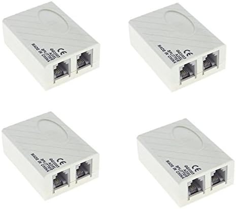 Okayji ADSL_APDT Broadband Modem Box (White) - Pack of 4