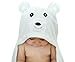 Bear Hooded Baby Towel For Toddler, Newborn and Infant | Super Soft Organic Bamboo | Animal Face Design For A Girl or Boy | Great For Bathtub, Pool or Beach by BabyTrove