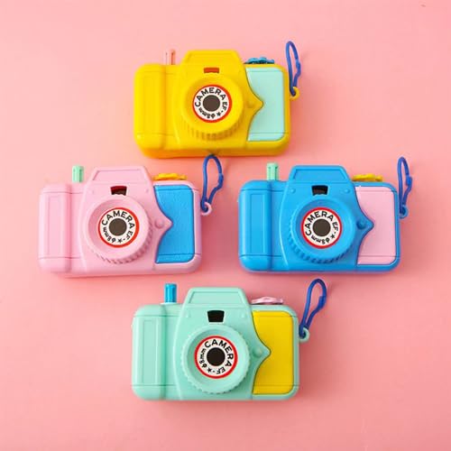 24 Pcs Camera Bulk, Camera Set Return Gifts for Birthday, Mini Plastic Party Favors, Goodie Bag Fillers, Birthday Return Gifts for Age Grade 3+, 4 Styles