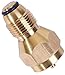 DozyAnt Universal Safest Propane Refill Adapter for Throwaway Disposable Bottle - 100% Solid Brass Regulator Valve Accessory for All 1 LB Tank Small Cylinders primary