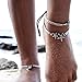 Fabal Boho Starfish Anklet Vintage Ankle Bracelet For Women Buddha Foot Jewelry Summer Barefoot Beach Anklet (A)