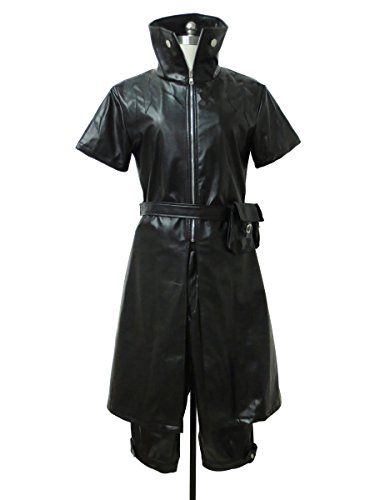 Final Fantasy 13 FF XV Noctis Lucis Versus Black Leather Set Cosplay Costume