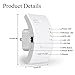 300Mbps WiFi Range Extender Signal Booster Wireless Repeater with Ethernet Port WPS Function Plug and Play, 2 in 1 Repeater/Access Point Mode, Build-in Antennas with High Speed, Work with Any Router