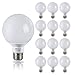 TORCHSTAR 12-Pack G25 LED Light Bulbs, 5W 40W Equivalent, Dimmable 450LM Globe Light Bulbs, 2700K Soft White, E26 Base Decorative Bulb, for Bathroom Vanity or Mirror, UL Listed