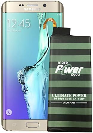 MorePower2You Battery for Galaxy S6 Edge 2600mAh, Li-Polymer Built-in Battery EB-BG925ABE Replacement for Samsung Galaxy S6 Edge G925V G925A G925T G925P Battery Replacement Kit