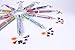 Hieno Supplies Multicolor Pen in One - 24 Pack of 6-in-1 Retractable Ballpoint Multi Color Pens - 6 Vivid Colors in Every Shuttle Pen - Best for Fast Learning - Includes an E-book
