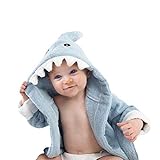 Aautoo Baby Towel Hooded Bathrobe,blue,0-12 Months
