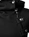 4BS Mens Casual Buckle Zipper Slim Hoodie Cotton Solid Short Sleeve T-Shirts Black US L(Tag Size 2XL)