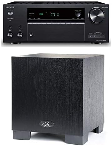 Onkyo TX-NR686 7.2 Channel A/V Receiver and Martin Logan Dynamo 300 Bundle