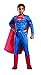 Rubie's Costume: Dawn of Justice Deluxe Muscle Chest Superman Costume, Large