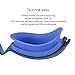 JZxin Swim Goggles Anti Fog Swimming Goggles Adjustable Strap Waterproof No Leaking UV Protection with Free Protection Case for Men Women Adult Youth(Blue)