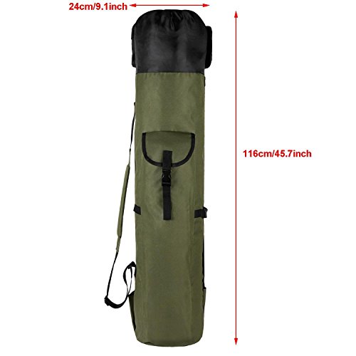 Kaluo Large Capacity Waterproof Rod Bag Reel Carrier Storage Bag For fishing - Thumbnail 6
