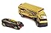 Hot Wheels Trackin' Trucks: HAULIN' HEAT 2012 (Gold, Black and Red)