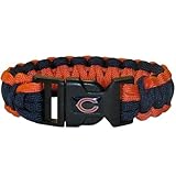 Chicago Bears NFL Survival Paracord Bracelet Large Authentic Football Team