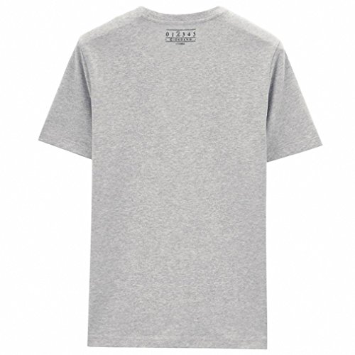 Men T-shirt Camiseta Masculina Summer Tops Printed Tee Shirt Clothing Short Sleeves Tshirt Cotton Tees 86Gray S