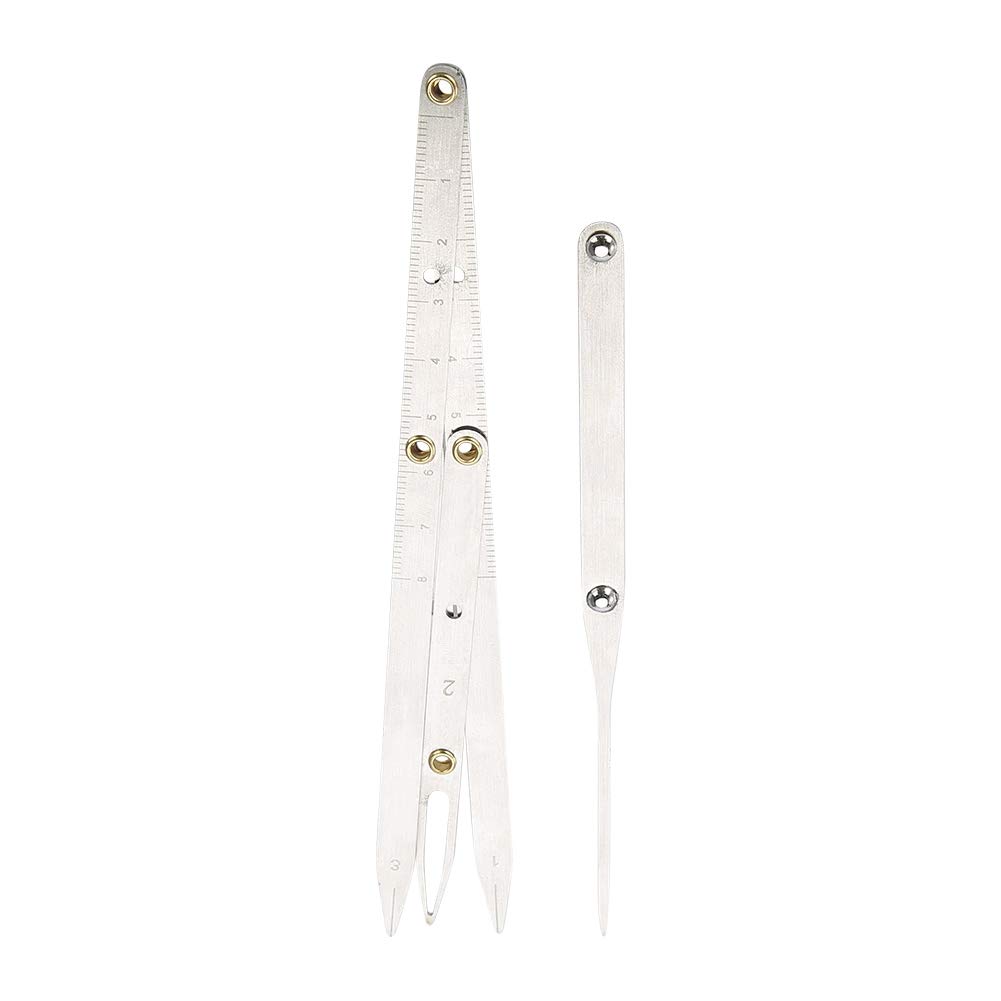 Mavis Laven Eyebrow Stencil Ruler, Golden Mean Calipers Microblading Caliper Ratio Eyebrow Measure Ruler Permanent Makeup Stencil Measuring Tool