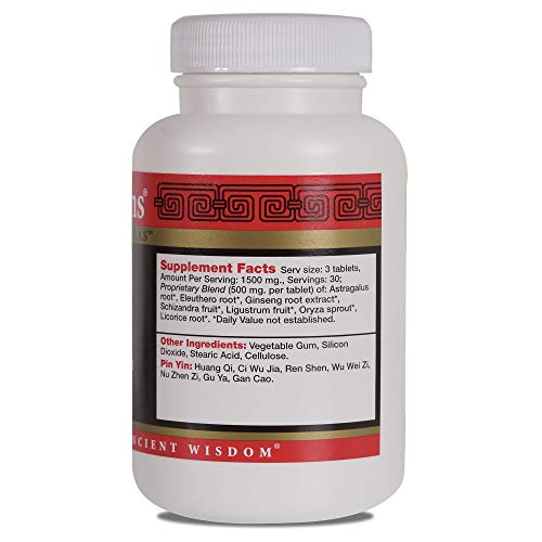 Health Concerns - Astra 8 - Astragalus 8 Chinese Herbal Supplement - Modified Si Jun Zi Tang - Immune System Enhancement - with Astragalus Root Extract - 90 Tablets per Bottle