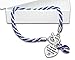 Dark Blue Ribbon Bracelet-Rope (Retail)
