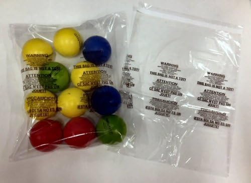 25 18" x 24" 1.5 mil Self-Seal Suffocation Warning Poly Bags