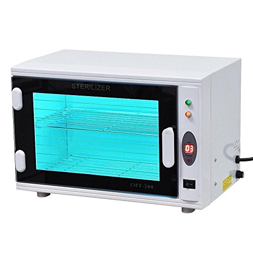 Triprel Inc Portable UV Towel Sterilizer Cabinet w/Timer Beauty Manicure Massage Nail Salon Tattoo - 8 LITER