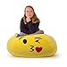GoMoji Emoji Kiss Bean Bag Chair