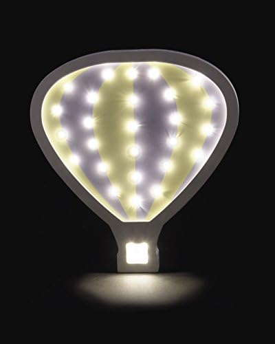 NEW! LED HOT AIR BALLOON MARQUEE WOODEN NIGHT LIGHT WALL DECOR TABLE LAMP BY LUNA LIGHTS