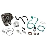 Max Motosports 44mm Cylinder Piston Oil Seal Gasket Filter Line Kit for Stihl 026 MS260 Chainsaw