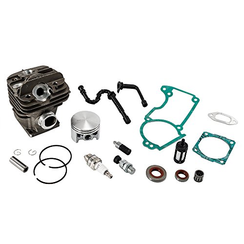 Max Motosports 44mm Cylinder Piston Oil Seal Gasket Filter Line Kit for Stihl 026 MS260 Chainsaw
