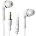 Samsung OEM 3.5mm Tangle Free Stereo Headset with Microphone for Samsung Galaxy S4, Galaxy Note 3, Galaxy S3 - Retail Packaging - White. 12 Month Warranty from Tech Trend/TRENDON.