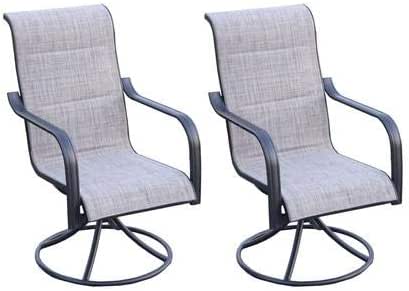 Amazon Com Backyard Creations Brook Bay Swivel Patio Rocker 2 Pack Kitchen Dining