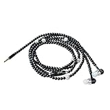 Fashionable Jewelry Pearl Necklace Earphones with Mic Beads 3.5mm In-ear Wired Headphone Connect to SmartPhone, iPhone, iPad,Samsung, BlackBerry