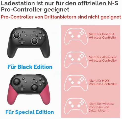6-in-1 Ladestation für Nintendo Switch/OLED Pro Controller & Joycon